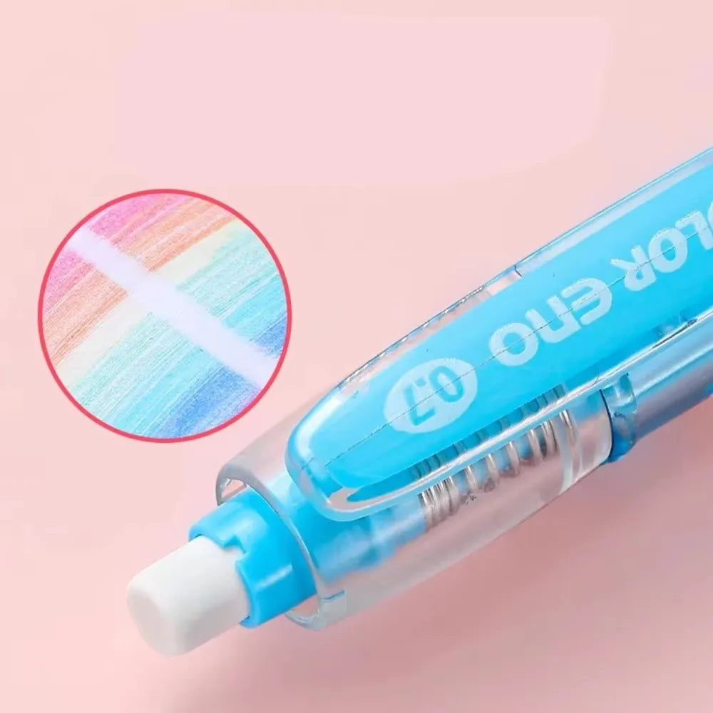 8pcs Japan PILOT Color Mechanical Pencil Set 0.7mm Color Lead HCR-197 Erasable Drawing Art Supplies Cute School Supplies Stationery