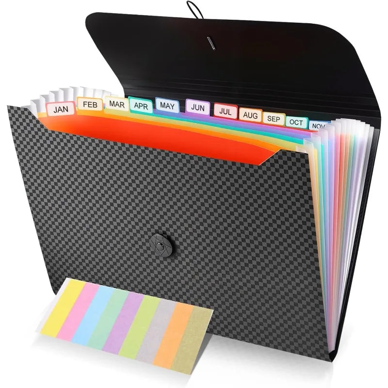 13 Pocket Expanding File Organizer, Accordion Document Folder