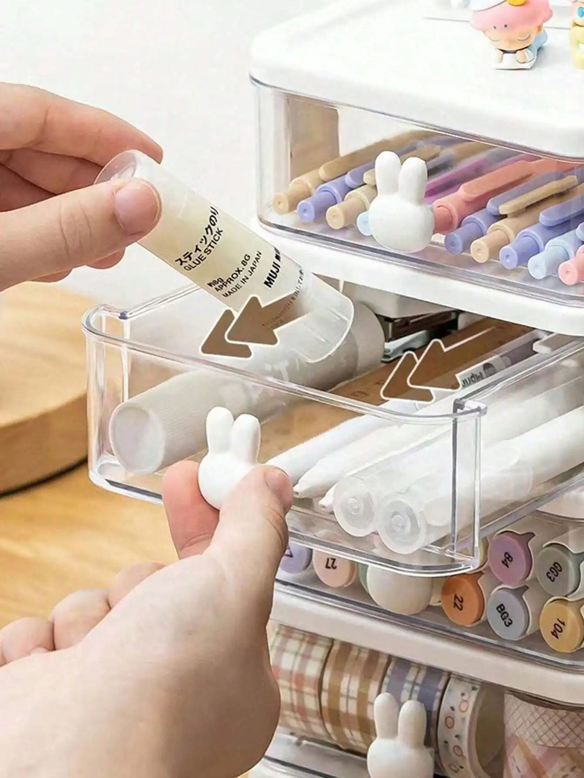 Multi-Layer Drawer Storage Box, Jewelry Storage Box, Accessory Box, Jewelry Display Box, Desktop Drawer Storage Box, Stackable, Dustproof And Anti-Oxidation Multifunctional Jewelry Box, Detachable, Large Capacity