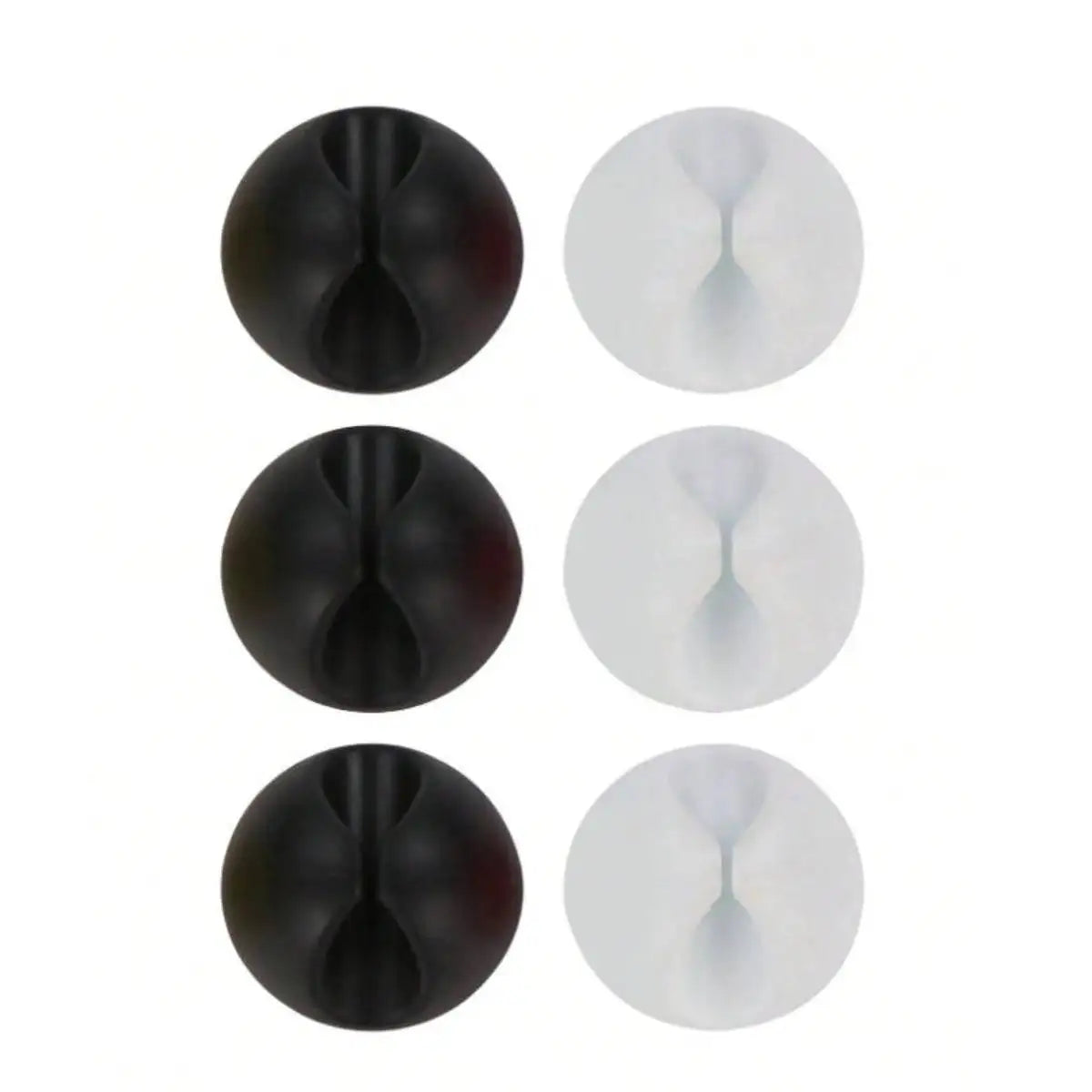 1Pc Round Self Adhesive Cable Clip, Desktop Wire Cord Holder Keeper, USB Charging Cable Organizer for Desk Cable Management