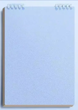 Aesthetic Pink Vertical Spiral Notebook Standing Desk Design Thick Lined Paper Twin-Wire Diary Journal