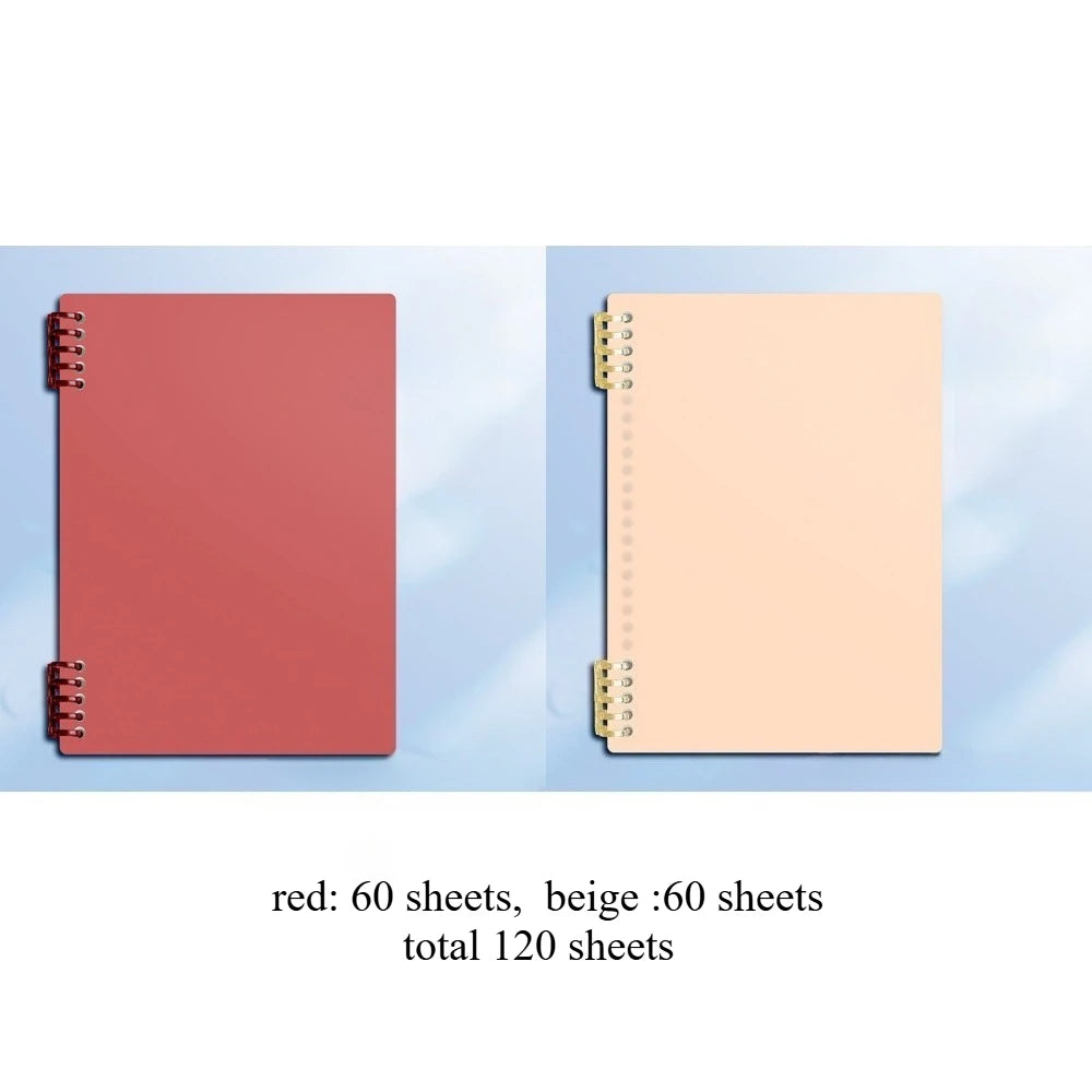 21x14.2CM A5 Notebook Detachable Notebook for Office School Learning Record Notebook Suitable for Students Officer Teacher Nurse Doctor