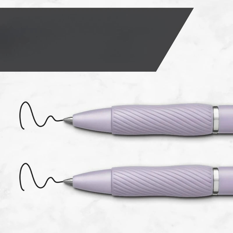 Pens, Medium Point , Violet Barrel, Black Ink, 4 Count