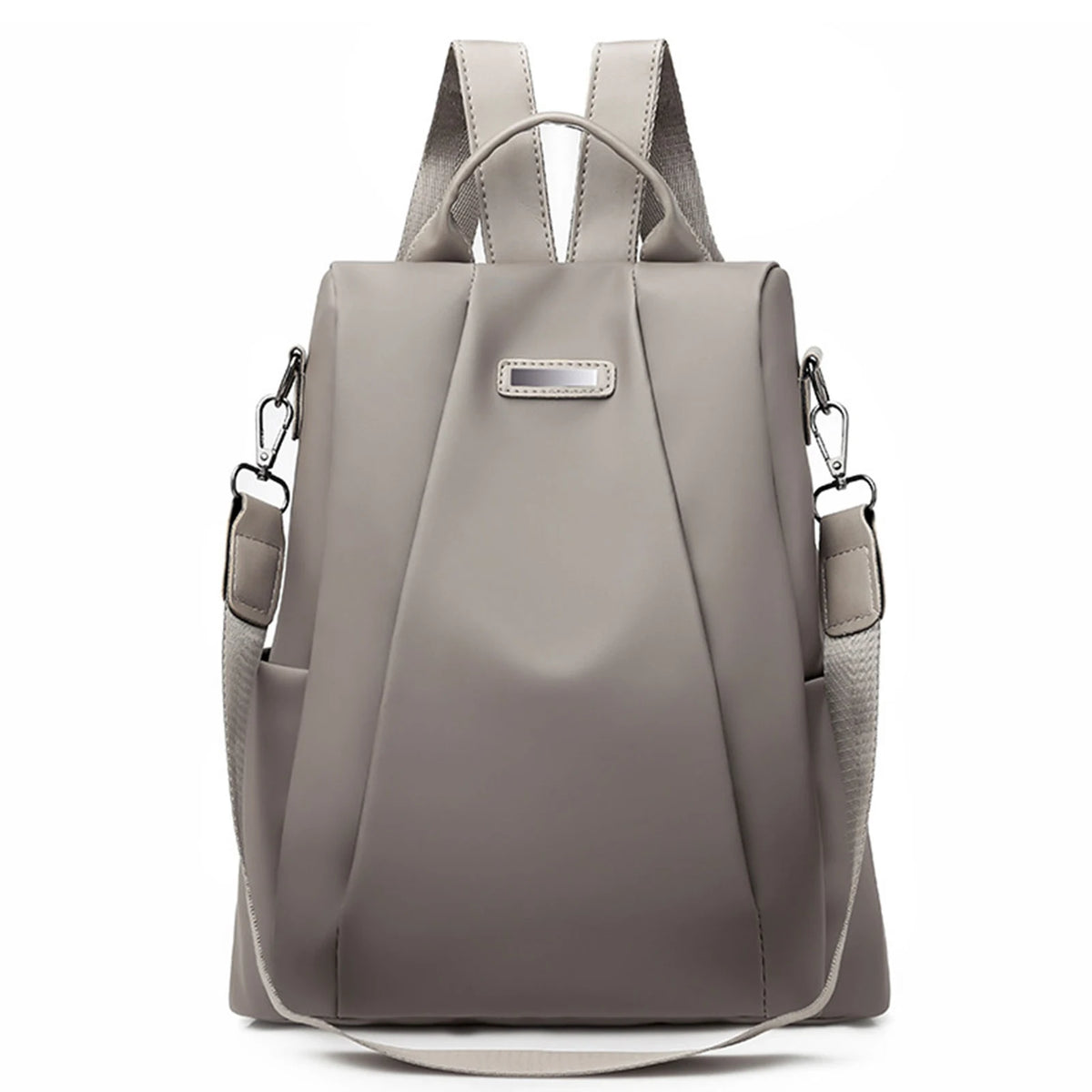 1pc Anti Theft Backpack Stylish Oxford Cloth School Bag for Women Daily Work Travel Hidden Zipper Secure Durable Lightweight