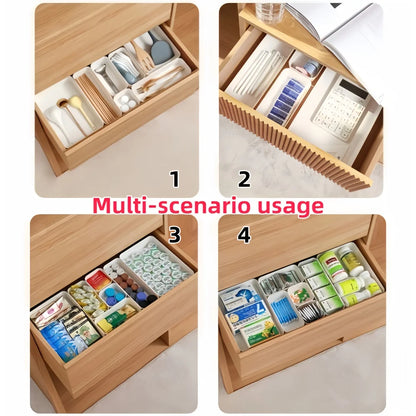 7pcs Set of Drawer Organizers, Designed to Separate Cosmetics And Skincare Products on Your Vanity, Suitable for Drawers of All Sizes, Desk & Drawer Organizer for Home Storage
