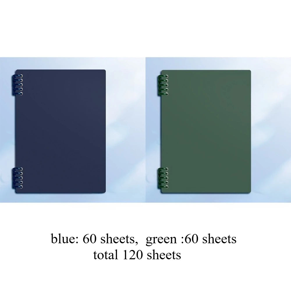 21x14.2CM A5 Notebook Detachable Notebook for Office School Learning Record Notebook Suitable for Students Officer Teacher Nurse Doctor