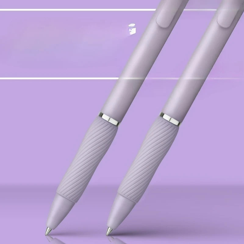 Pens, Medium Point , Violet Barrel, Black Ink, 4 Count