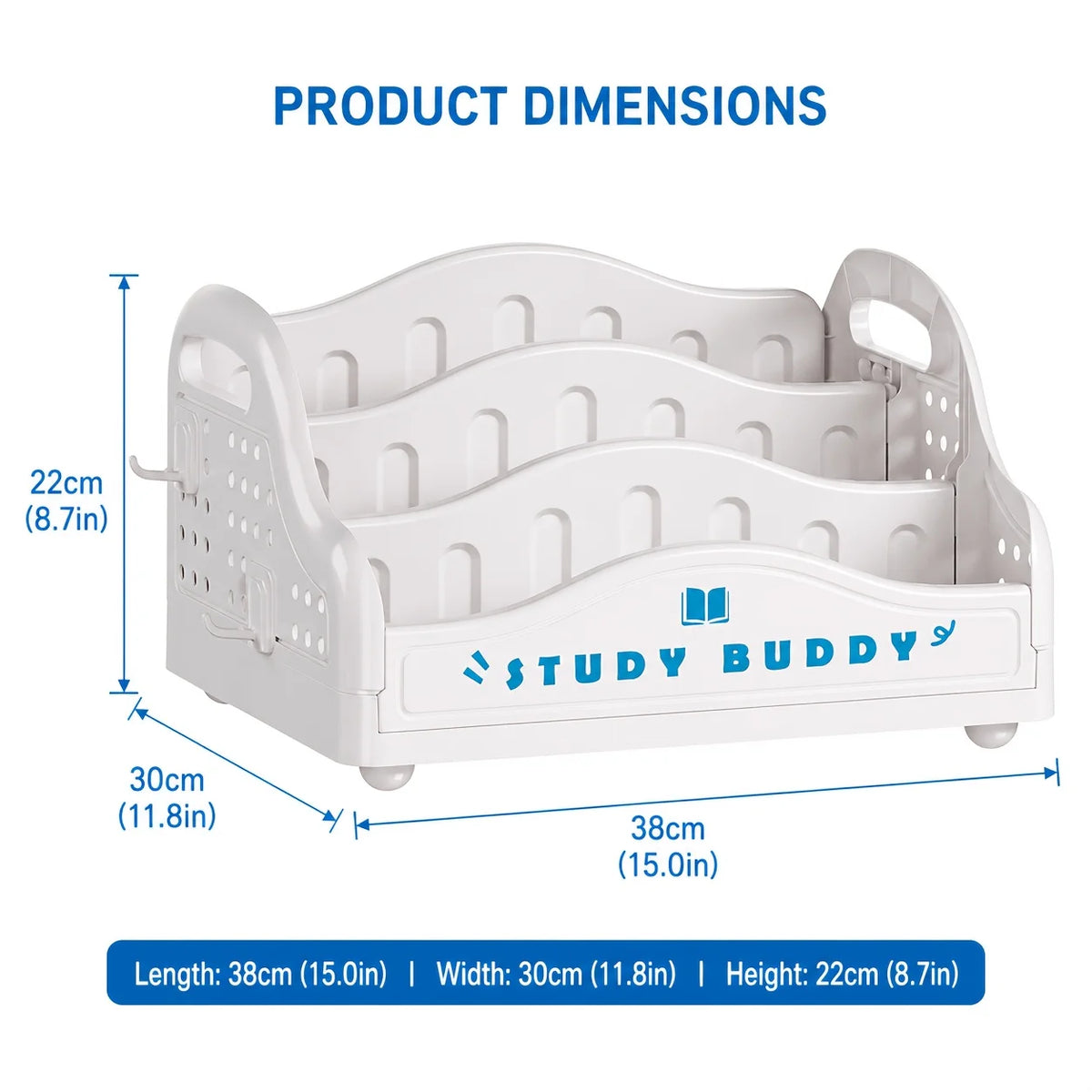 3-compartment desktop storage rack, new cute-style file basket, suitable for study rooms/offices, multi-functional desk organizer, bathroom storage rack, household organizer