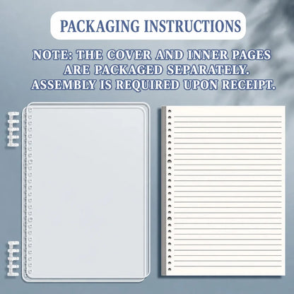 21x14.2CM A5 Notebook Detachable Notebook for Office School Learning Record Notebook Suitable for Students Officer Teacher Nurse Doctor