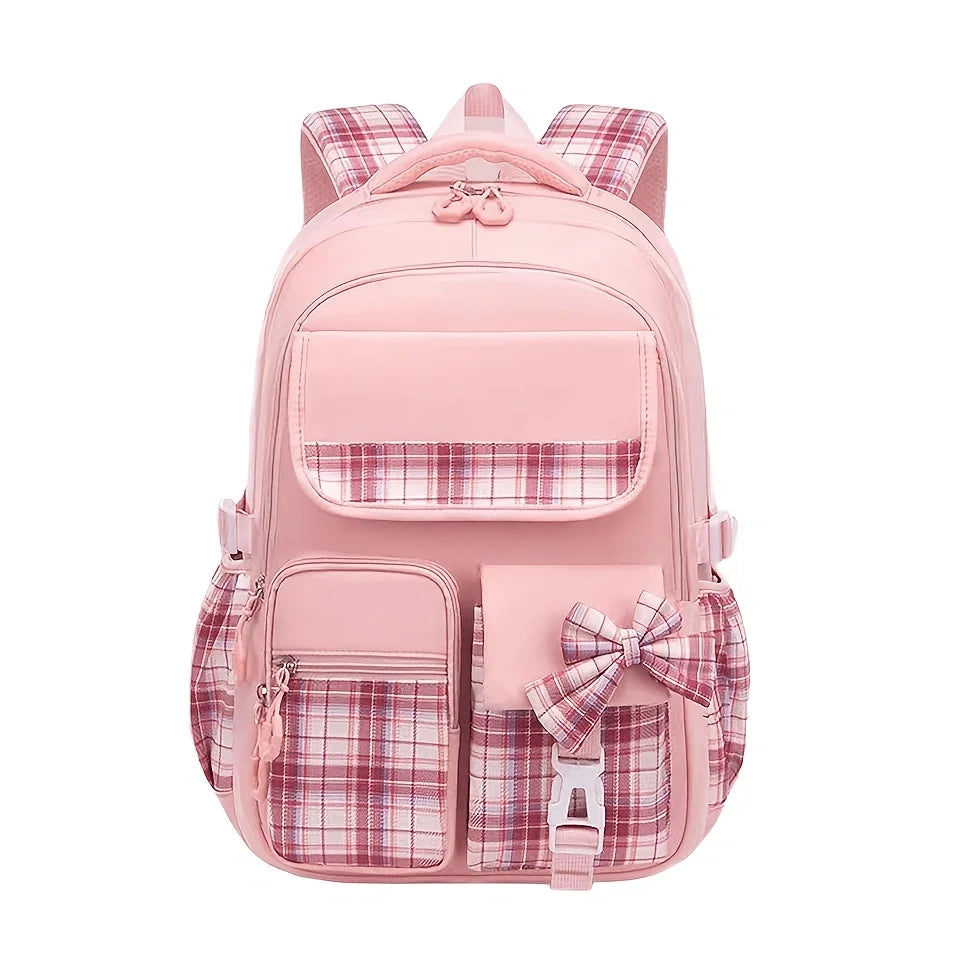 Backpack for Student With Multiple Pockets, Large Capacity, Breathable And Lightweight Schoolbag With Reflective Strips