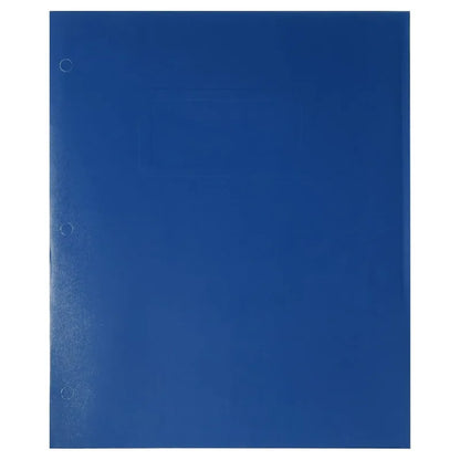 Blue Letter Size 2-Pocket Paper Folder