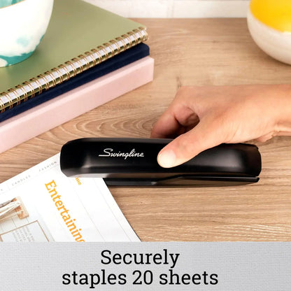 Stapler Set 20 Sheet, Jam Free, 5000 Staples & Remover, Black