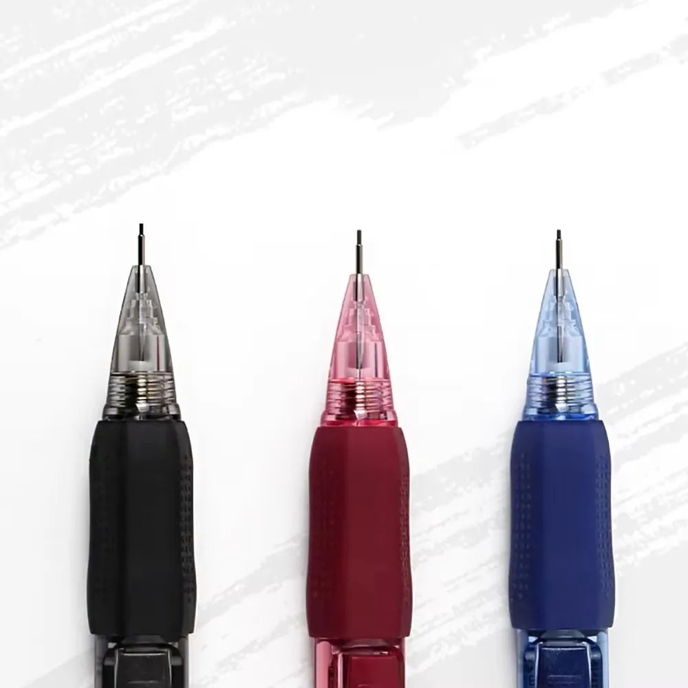 2Pcs Pentel PD255 Mechanical Pencils 0.5mm Side Extrusion Lead Eraser Head Retractable Classic Cute School Supplies Stationery Drawing Pencil Set