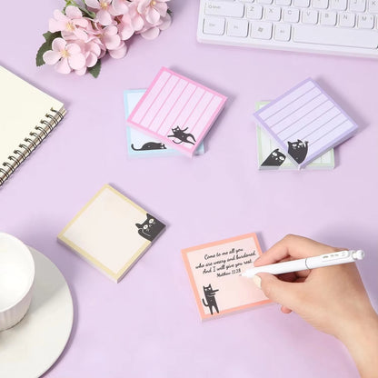 Sticky Notes, Creative Cartoon Memo Pads, Fridge Message Notes, Reusable Journal Stickers, Cute Office School