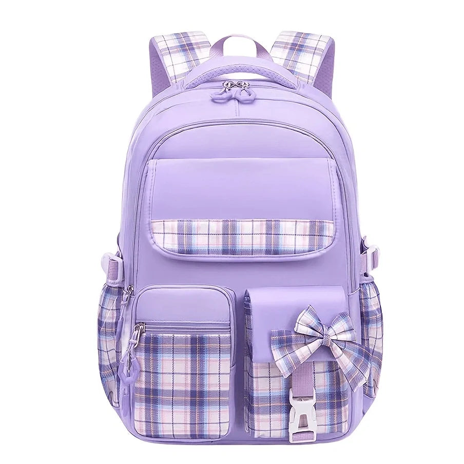 Backpack for Student With Multiple Pockets, Large Capacity, Breathable And Lightweight Schoolbag With Reflective Strips