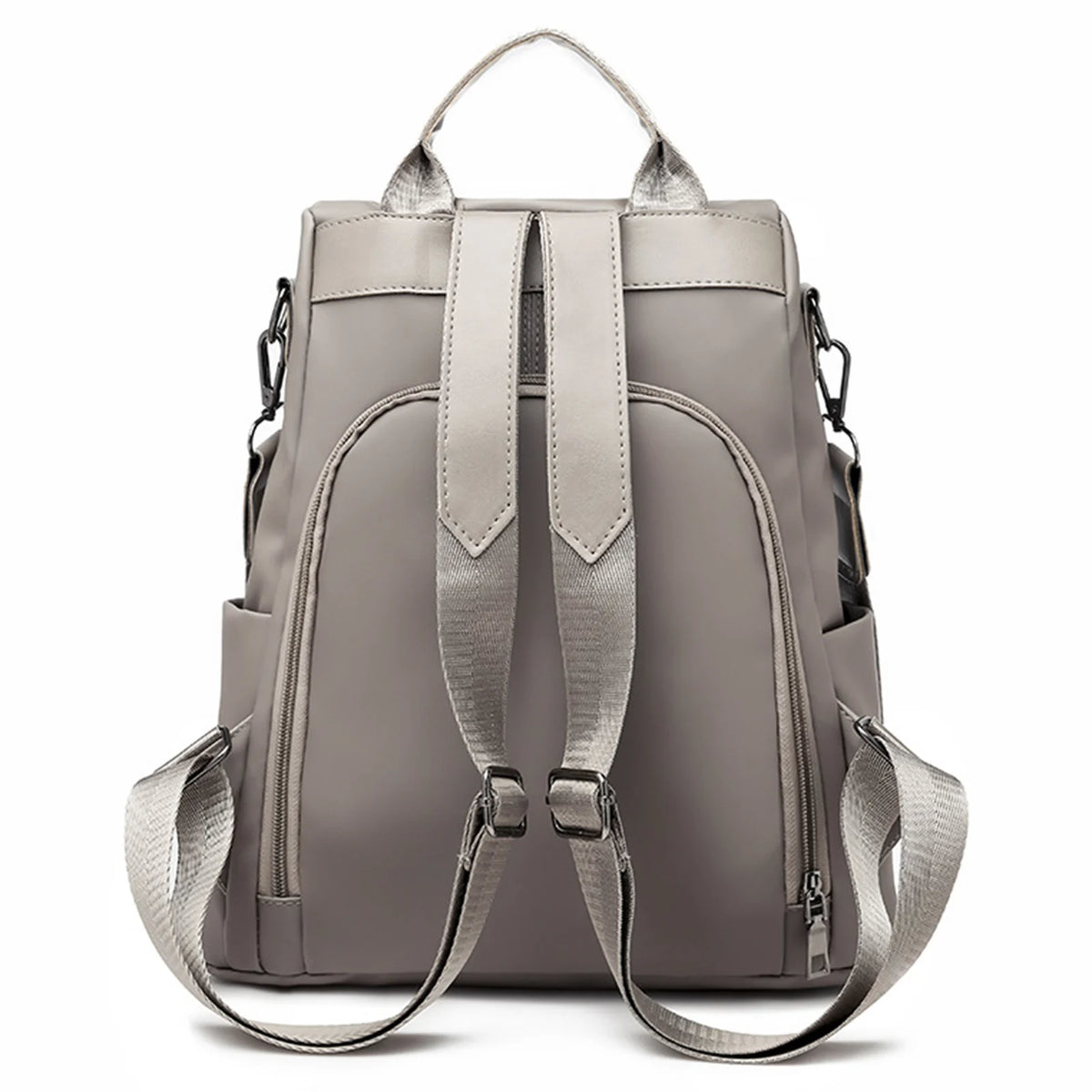 1pc Anti Theft Backpack Stylish Oxford Cloth School Bag for Women Daily Work Travel Hidden Zipper Secure Durable Lightweight