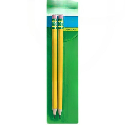 My First Pencils, Presharpened, #2 HB .4mm Lead, Yellow, 2 Count