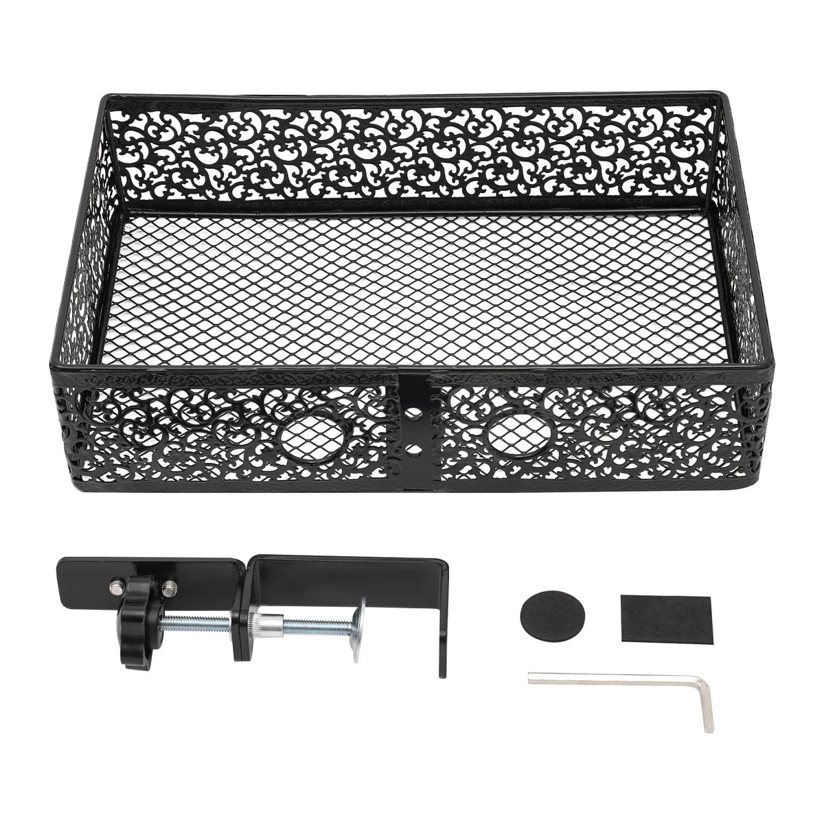 Under Desk Storage Organizer 360° Rotatable Under Desk Organizer  2kg/4.41lbs 11*7.1*2.8in
