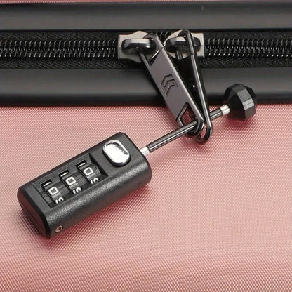 2Pcs/Lot Mini Lock Resettable Coded Lock Backpack Zipper Lock Luggage Padlock Dormitory Cabinet Lock 3 Digit Password Lock