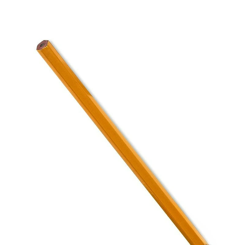 Unsharpened Wood Pencils, Lead, Yellow, 12 Count