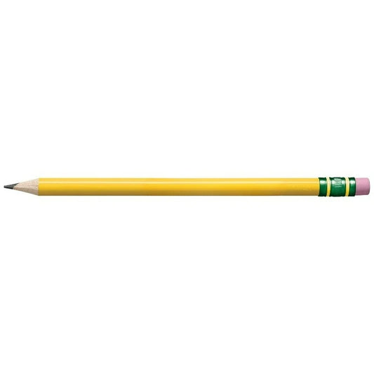 My First Pencils, Presharpened, #2 HB .4mm Lead, Yellow, 2 Count