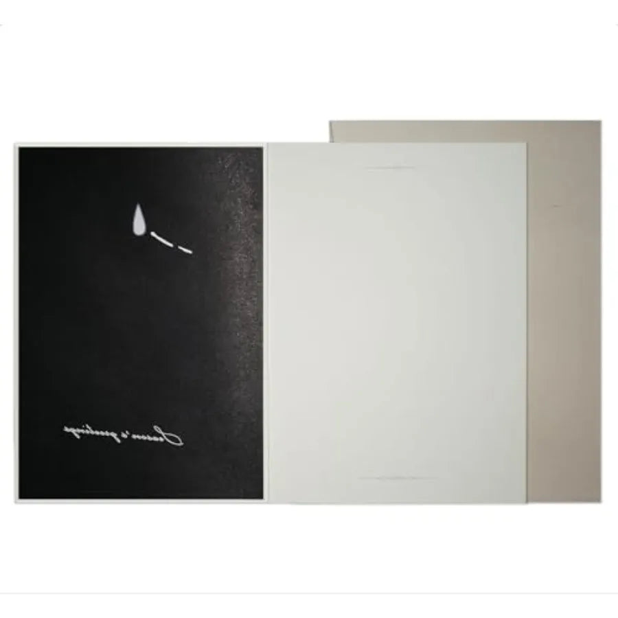 Reveal Card "",Angel Lighting Candle Illustration, Vintage Holiday Greeting Card with Envelope