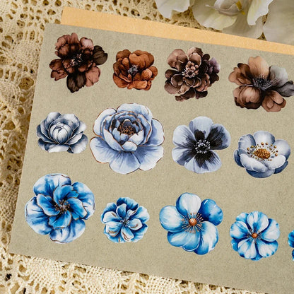 50mm*2m PET Plant Large petals tape Sticker Decorative collage Adhesive Diy Scrapbooking hand made Masking tape