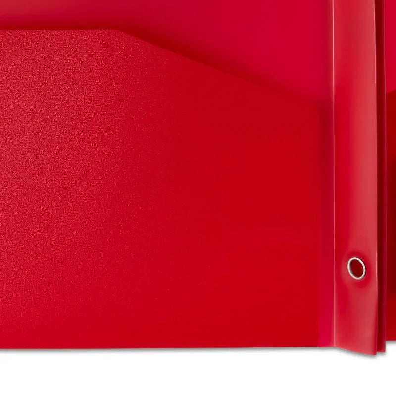3-Prong 2-Pocket Poly Folder, Red
