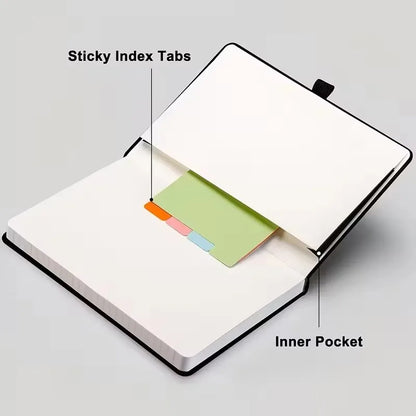 1‑Pack / 3‑Pack Hardcover Ruled Journal, Faux Leather Diary Notebook, 100 GSM Thick Lined Paper Writing Notepad for Office Work, Business Use for Men and Women