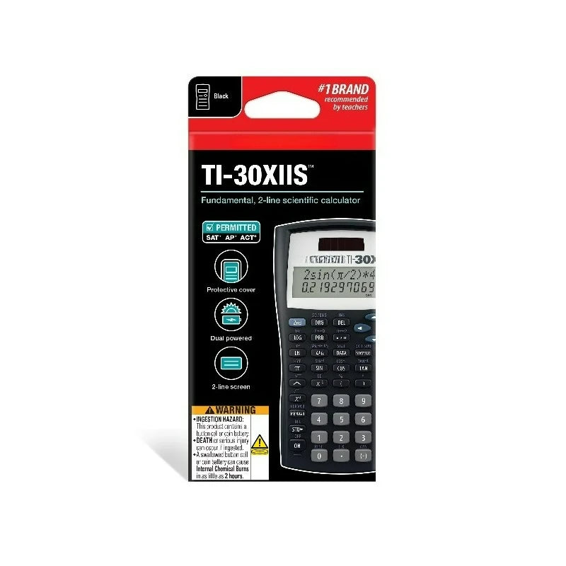 TI-30XIIS Two-Line Scientific Calculator