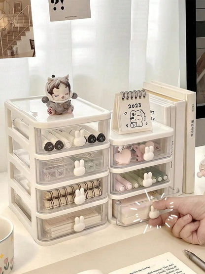 Multi-Layer Drawer Storage Box, Jewelry Storage Box, Accessory Box, Jewelry Display Box, Desktop Drawer Storage Box, Stackable, Dustproof And Anti-Oxidation Multifunctional Jewelry Box, Detachable, Large Capacity