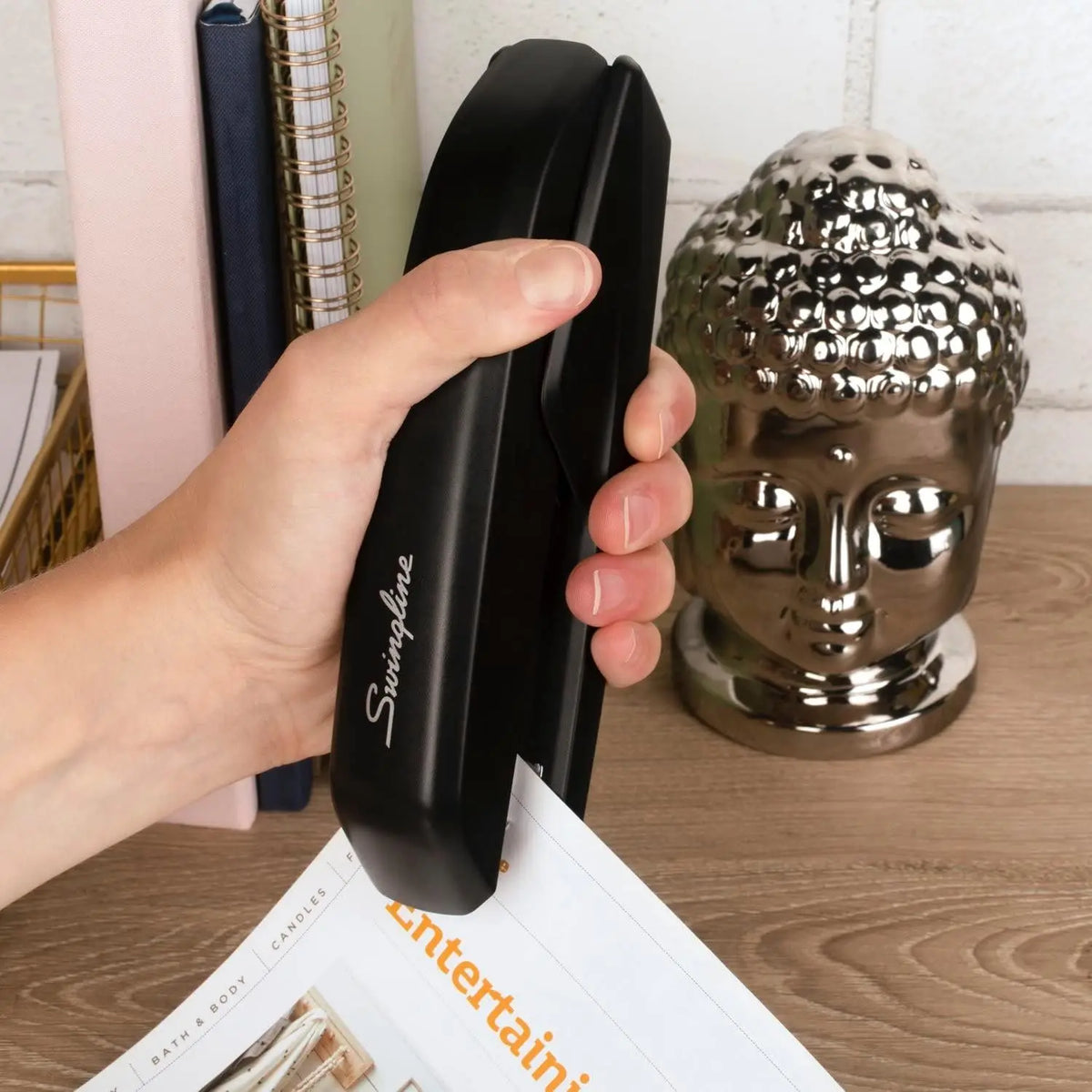 Stapler Set 20 Sheet, Jam Free, 5000 Staples & Remover, Black