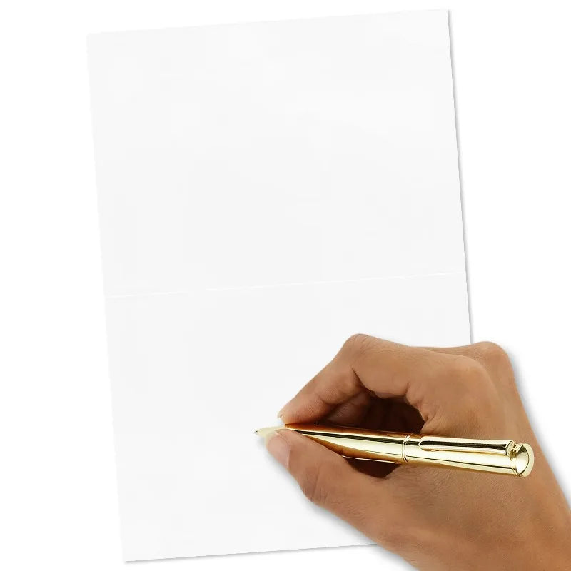 Thank-You Notes (Gold Script on Ivory), Pack of 10