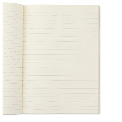 Poly Notebook, Blue, 7" x 9.87", 80 Ruled Pages