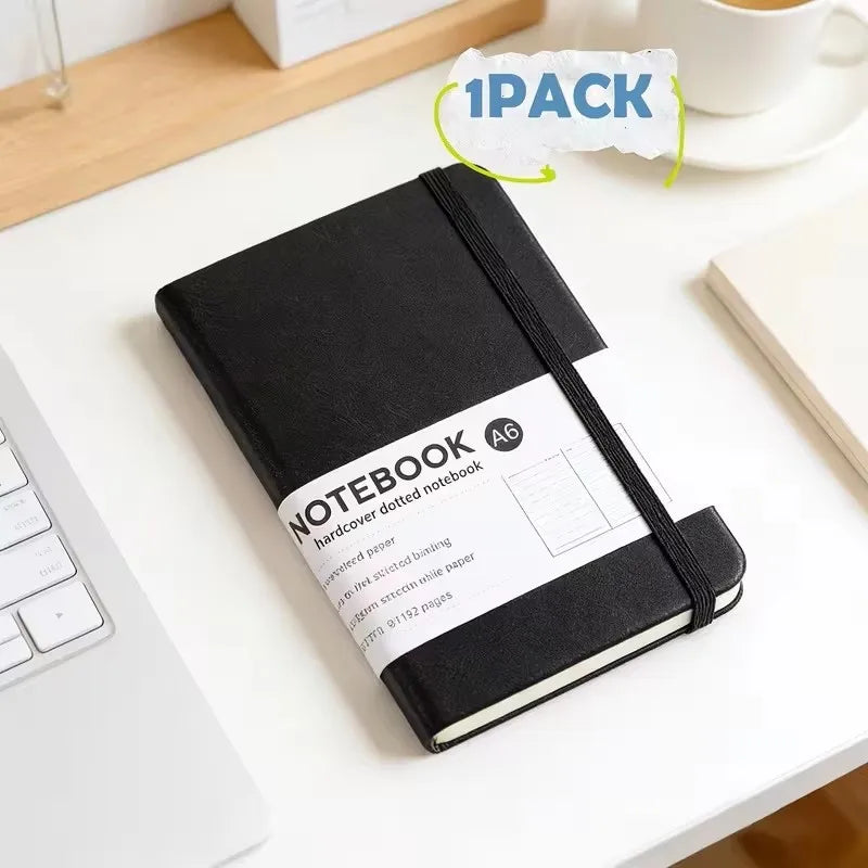 1‑Pack / 3‑Pack Hardcover Ruled Journal, Faux Leather Diary Notebook, 100 GSM Thick Lined Paper Writing Notepad for Office Work, Business Use for Men and Women