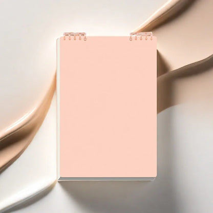 A5 Refillable Spiral Notebook - Top Coil Binding Lined Journal, Removable Tearable Pages for Notes, Planner Notepad for Office or School,
