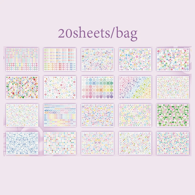 Creative Sticker Book, DIY Decorative Stickers for Journaling, Scrapbooking and Picture Book Decoration