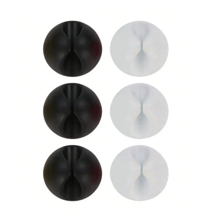 1Pc Round Self Adhesive Cable Clip, Desktop Wire Cord Holder Keeper, USB Charging Cable Organizer for Desk Cable Management