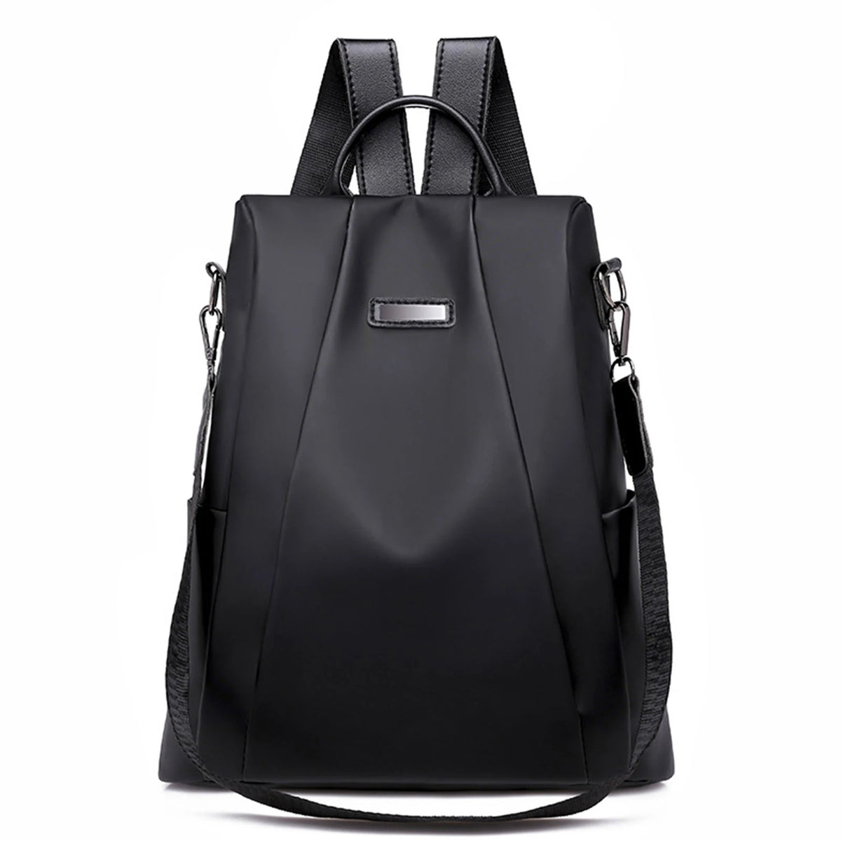 1pc Anti Theft Backpack Stylish Oxford Cloth School Bag for Women Daily Work Travel Hidden Zipper Secure Durable Lightweight