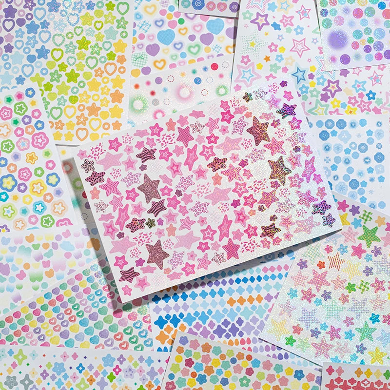 Creative Sticker Book, DIY Decorative Stickers for Journaling, Scrapbooking and Picture Book Decoration