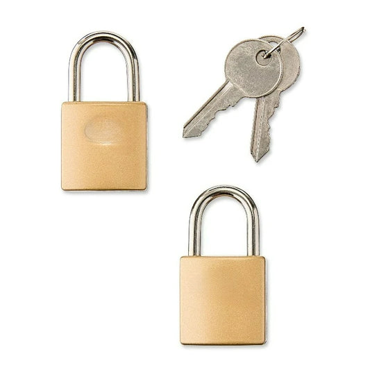 Luggage Locks, Gold, Set of 2