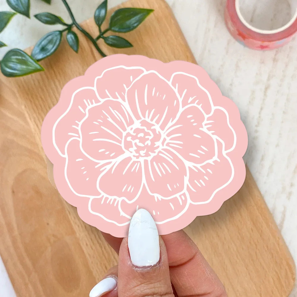 50pcs/pack Pink Thank You Card For Supporting Business Package Decoration "Gorgeous Thanks" Card Handmade With Love