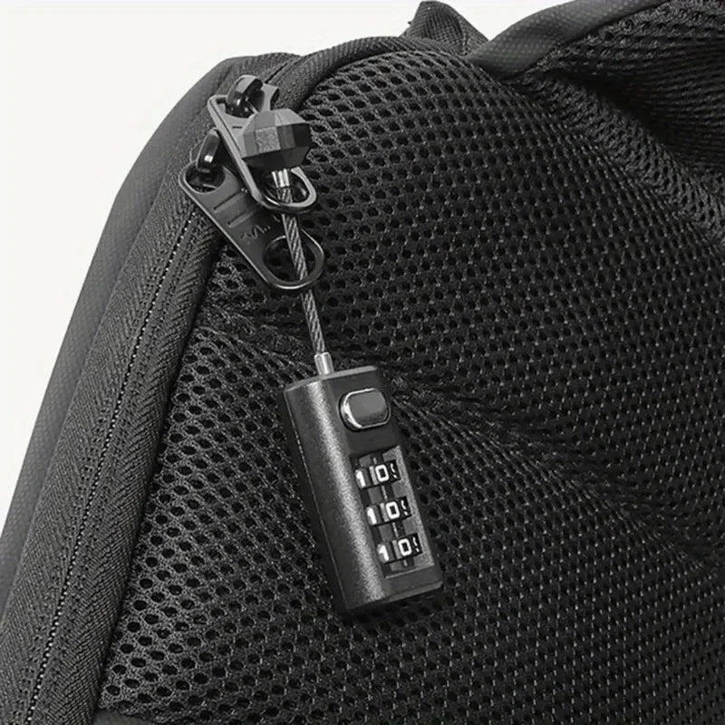 2Pcs/Lot Mini Lock Resettable Coded Lock Backpack Zipper Lock Luggage Padlock Dormitory Cabinet Lock 3 Digit Password Lock