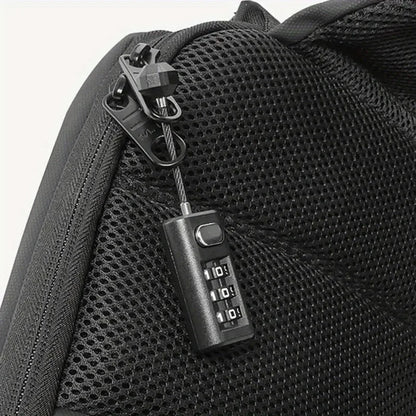 2Pcs/Lot Mini Lock Resettable Coded Lock Backpack Zipper Lock Luggage Padlock Dormitory Cabinet Lock 3 Digit Password Lock