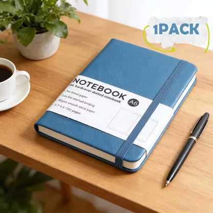1‑Pack / 3‑Pack Hardcover Ruled Journal, Faux Leather Diary Notebook, 100 GSM Thick Lined Paper Writing Notepad for Office Work, Business Use for Men and Women
