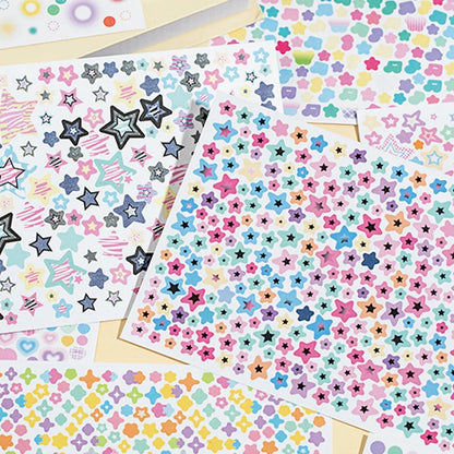 Creative Sticker Book, DIY Decorative Stickers for Journaling, Scrapbooking and Picture Book Decoration