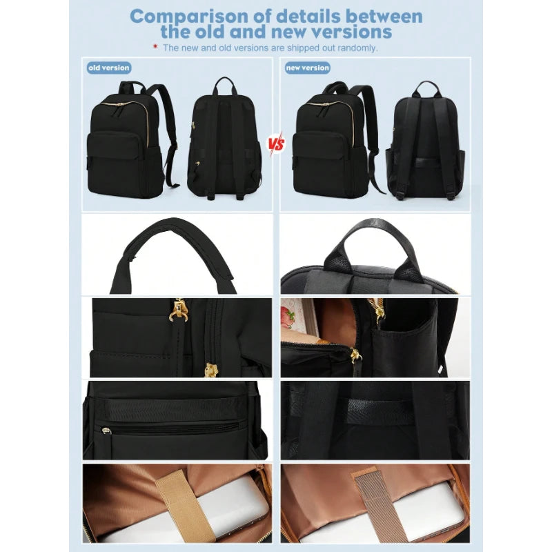 Laptop Backpack 15 Inch Waterproof Lightweight for Women Men Travel Work Business School