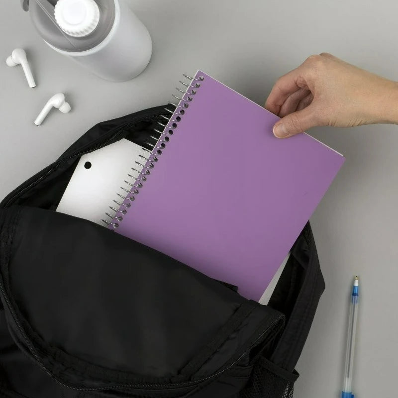 Notebook, 2 Subject, College Ruled, 6" x 9.5", Amethyst Purple