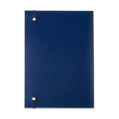 Poly Notebook, Blue, 7" x 9.87", 80 Ruled Pages