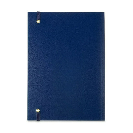 Poly Notebook, Blue, 7" x 9.87", 80 Ruled Pages